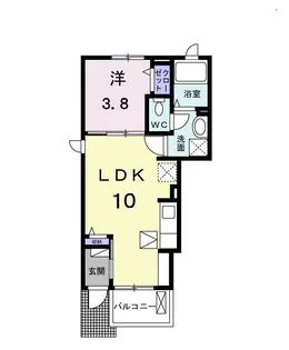 ビオーラ・エフ【1階】の間取り