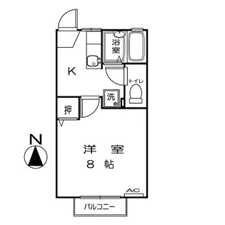 ディアスエクレール【2階】の間取り