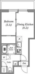 オーパスホームズ芝公園【5階】の間取り
