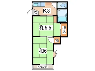 スタ-ヒルズ大津【2階】の間取り