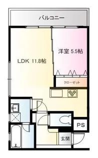 京町キングダム【3階】の間取り
