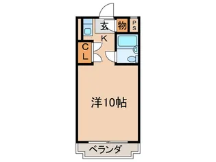 川端ハイツ【3階】の間取り