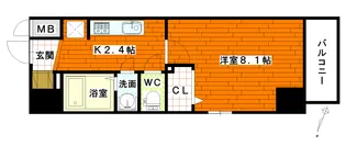 M&Kホープマンション【4階】の間取り