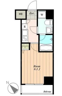 コンシェリア日本橋【3階】の間取り