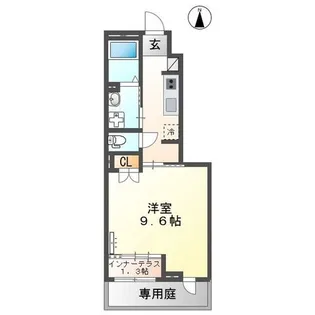 スターテラス蓮台寺【1階】の間取り