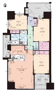 サーパス長野駅イーストテラス【11階】の間取り