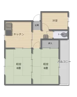 アリュールつるみ【1階】の間取り