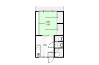 有田アパート【2階】の間取り