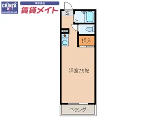シーサイドパレス【1階】の間取り