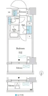 パークアクシス錦糸町スタイルズ【3階】の間取り