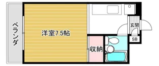洛北館【1階】の間取り