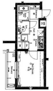 LINX NARIMASU【2階】の間取り