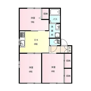 サニーコスモ【1階】の間取り