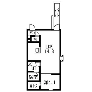 SEREINE NEFLIER【1階】の間取り