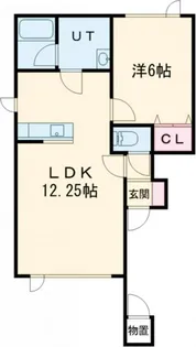 THREE ARROWS【1階】の間取り
