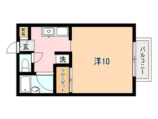 ヴィサージュJ【1階】の間取り