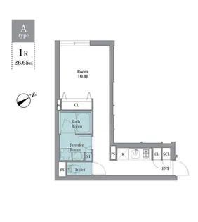 LEGALAND祐天寺【2階】の間取り