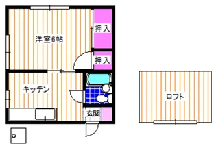 コーポドリアン【2階】の間取り