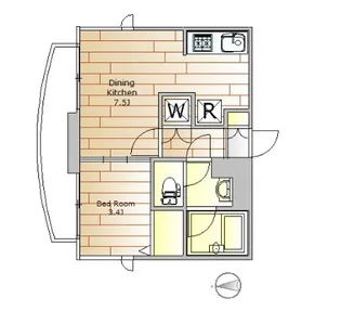 エクレール第2祐天寺【3階】の間取り