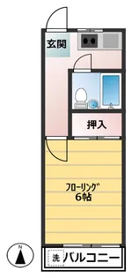 ザ・レジデンス中野【1階】の間取り