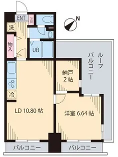 RIVER CITY西荻窪【7階】の間取り