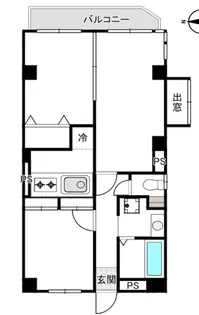コスモ弘明寺アマピーレ【2階】の間取り