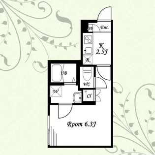 フローレンスベリー小平【1階】の間取り