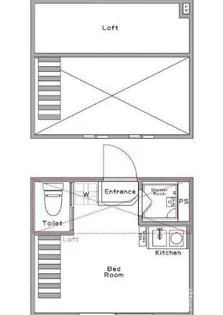 ハーモニーテラス巣鴨【1階】の間取り