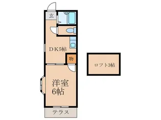 ルーチェ12【1階】の間取り