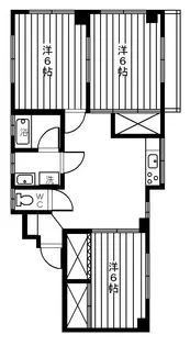 川崎ビル【3階】の間取り