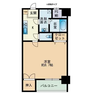 リム朋栄【5階】の間取り