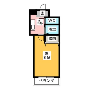プレズントヨシダ【6階】の間取り