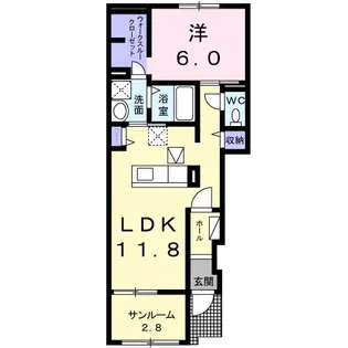 フォーリストIII【1階】の間取り