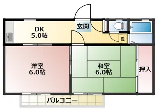 フェリシティハイツB棟【2階】の間取り