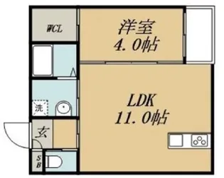 Growth T A棟【1階】の間取り