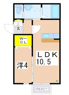 TOPAZ B【2階】の間取り