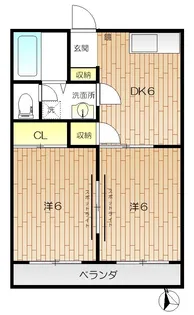 ファミーユ藤ノ木【2階】の間取り