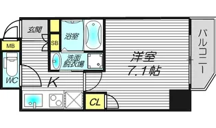 レグゼスタ福島【3階】の間取り