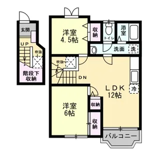 グランシャリオ【2階】の間取り