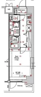 MAXIV住吉【6階】の間取り