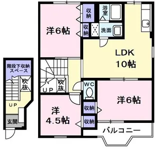 サンレイクキュア【2階】の間取り