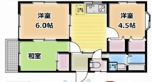 ストリート222【1階】の間取り