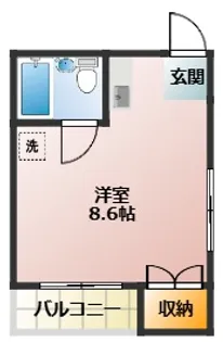 巣鴨ロイコーポ【3階】の間取り