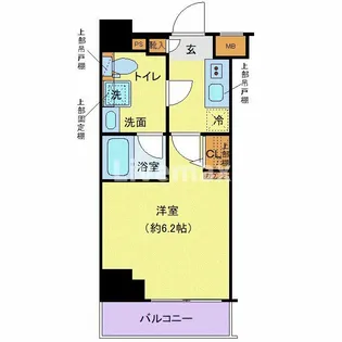 クレヴィスタ綾瀬【8階】の間取り