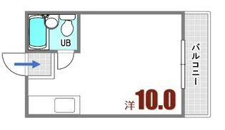 クルベットII【2階】の間取り