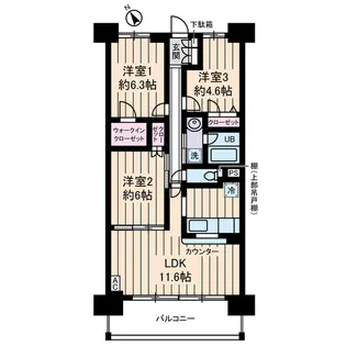フォレストフローラ【4階】の間取り