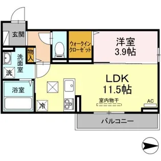 ルノン【1階】の間取り