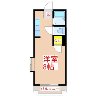 リバーサイド唐湊【2階】の間取り