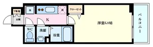プレサンス広島中央【7階】の間取り