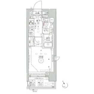 クレイシア品川戸越銀座【11階】の間取り
